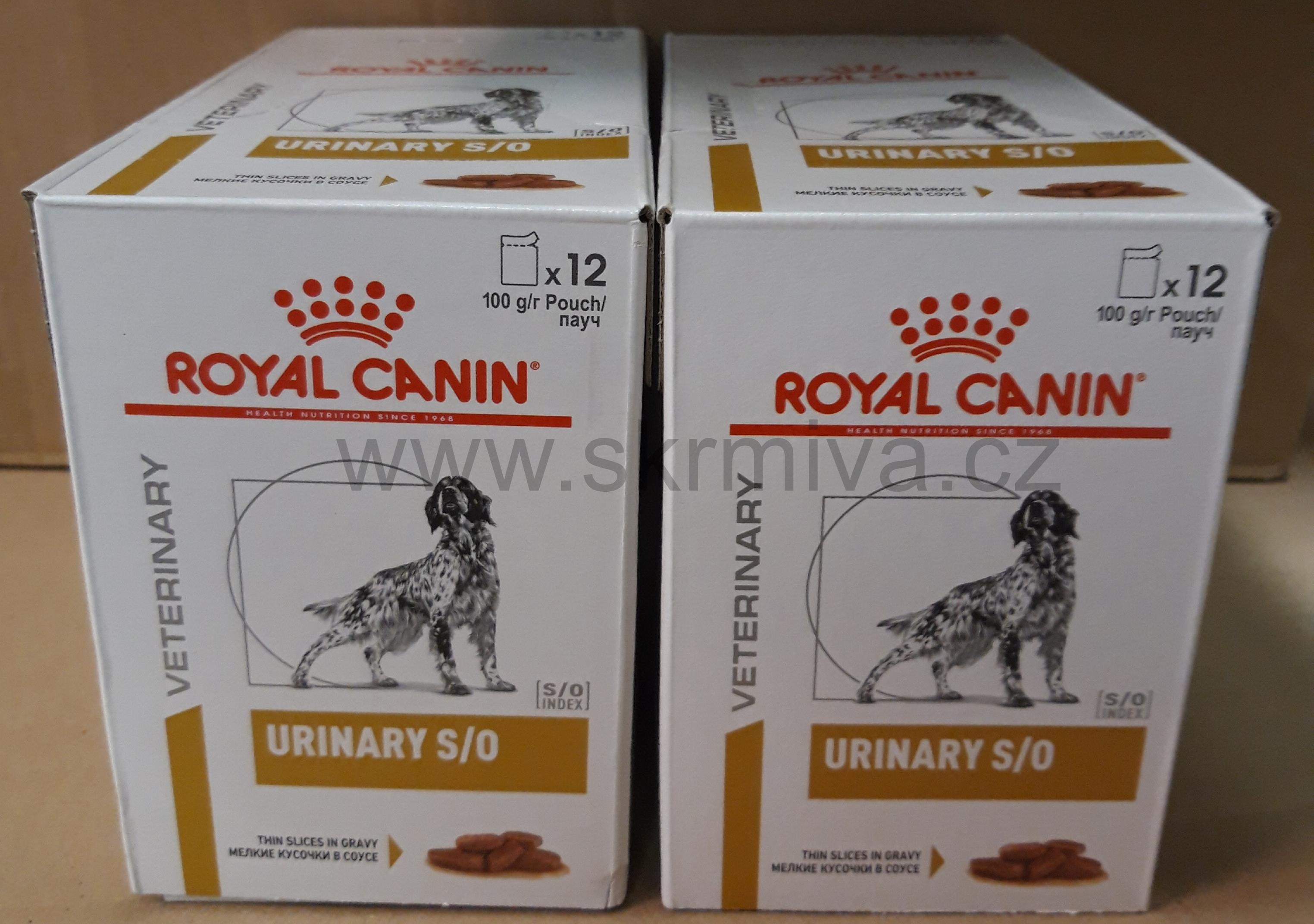 Royal Canin VD Canine Urinary S/O 12x100g kapsa