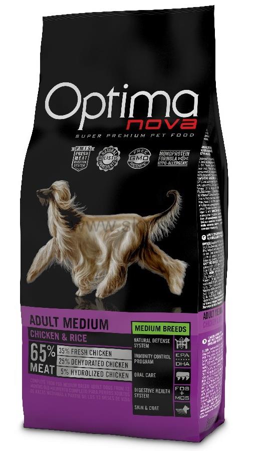 Optima Nova Dog Adult Medium 12kg