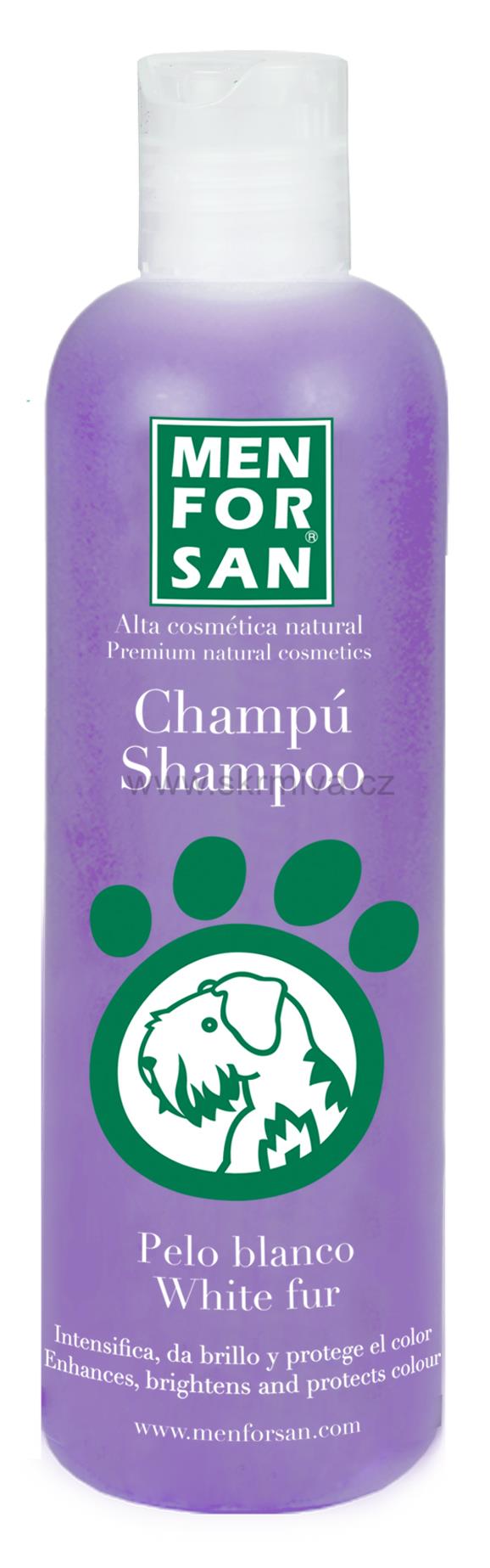 MENFORSAN Šampon pro psy zesvětlení bílé srsti 300ml