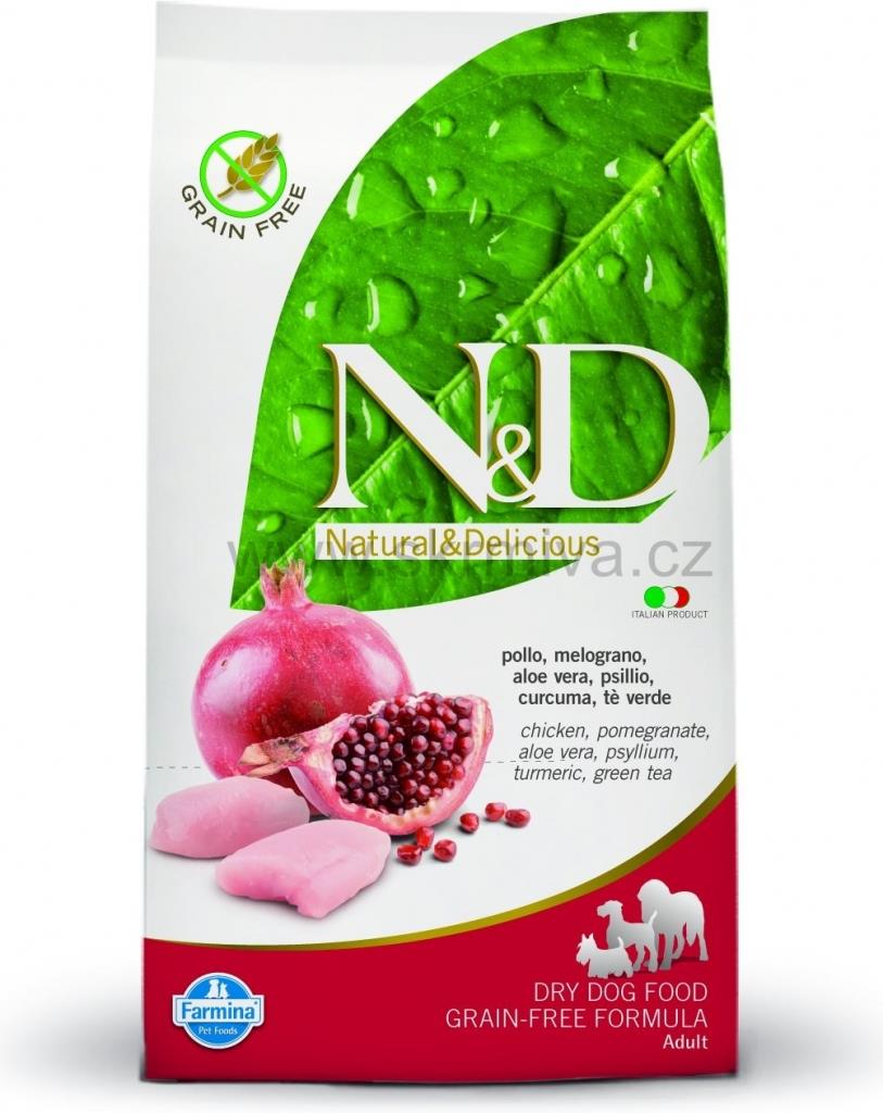 N&D PRIME DOG Adult M/L Chicken & Pomegranate 2,5kg