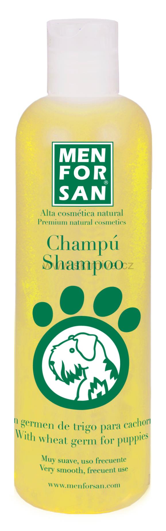 MENFORSAN Velmi jemný šampon z pšeničných klíčků pro štěňata 300ml