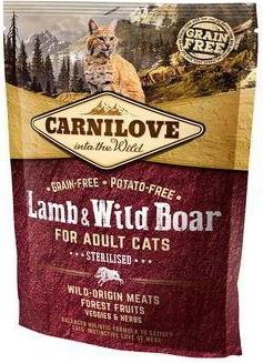 Carnilove Cat Lamb & Wild Boar Adult Sterilised 6kg